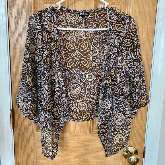 Cropped Kimono Top - Picture 1 of 5